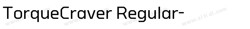 TorqueCraver Regular字体转换